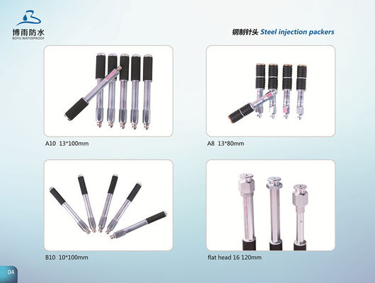 Injectieharsstaalverpakkers 13*100 mm A10 Nippels Lage druk met aluminium kern