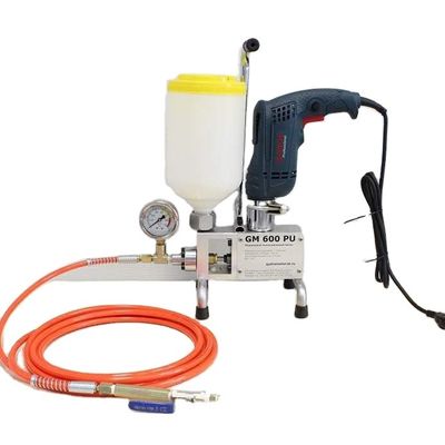 Injectiepijp en kogelventil met in- en uitsluitventiel voor andere waterdichte materialen