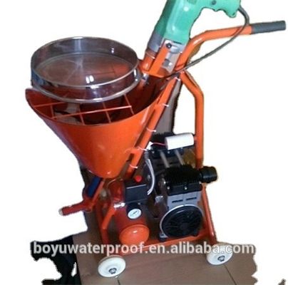 Waterdichtmachine voor het sproeien van met mortel gespoten stalen materialen