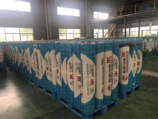 PVC-waterdicht gegoten membraan voor het bouwen van een huis met een breedte van 1,2-2,0 meter