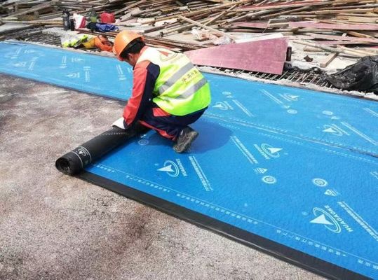Doorlopende laag filmklem waterdicht membraan voor het bouwen van daken en spoorwegtunnels