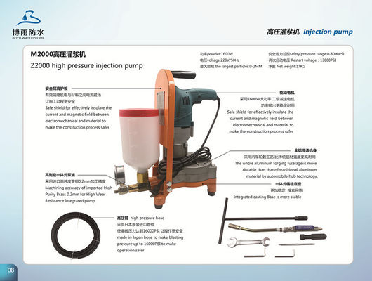 220 V hogedrukspomp voor het spuitsproeven van automatische waterdichtmachines