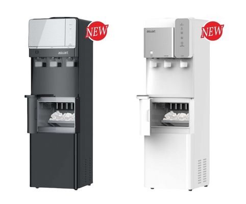Huishoudelijke waterdispenser met ijsmachine en opties voor kogel- of nugget-ijs