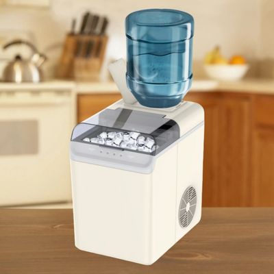 Roestvrij staal ijsmachine voor de keuken met 4,0 liter watercapaciteit en stille werking
