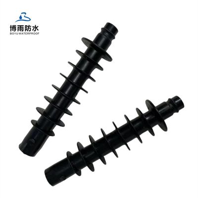 PU-injectieverpakkers 14*110mm Zwarte nylon conische verpakkers met hedendaags design