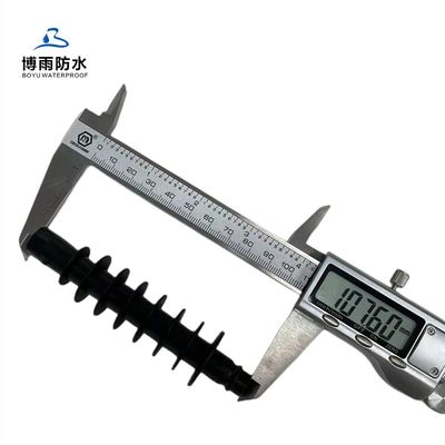 PU-injectieverpakkers 14*110mm Zwarte nylon conische verpakkers met hedendaags design