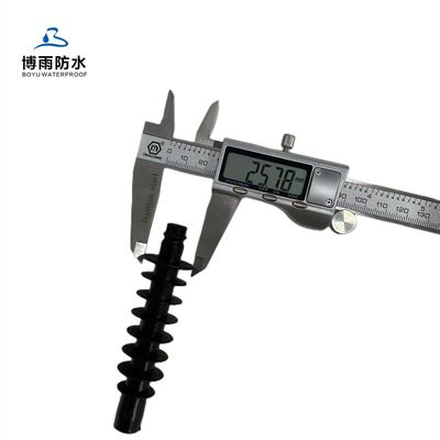 PU-injectieverpakkers 14*110mm Zwarte nylon conische verpakkers met hedendaags design